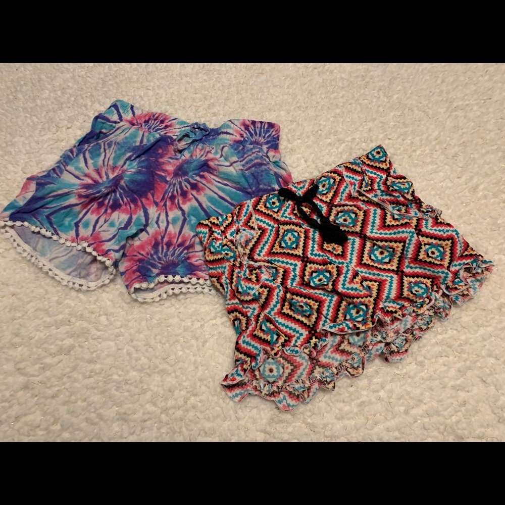 2 Pair 6-6x Girls Shorts